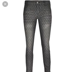 Denim grey/black pants